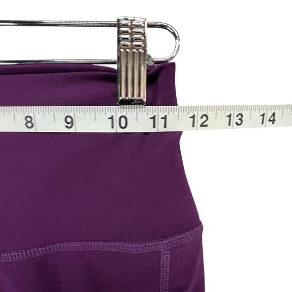 Colorfulkoala Capri Leggings Womens S Purple High Waisted Pocket Yoga Athleisure - Picture 8 of 13
